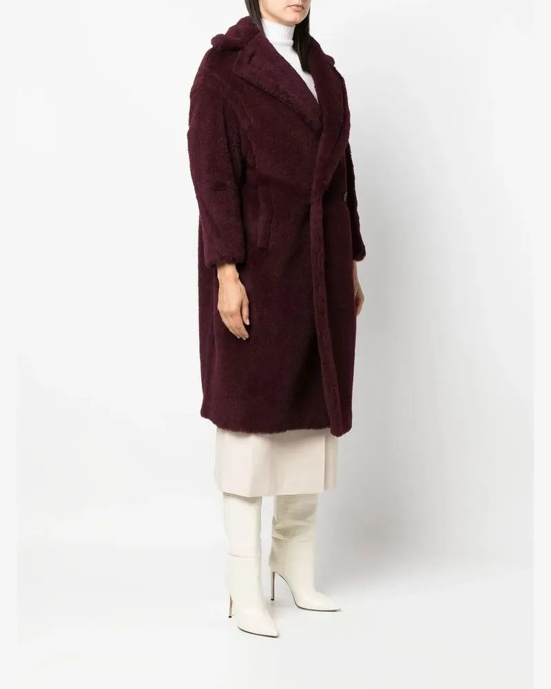 Max Mara Tedgirl" Classic Coat Red