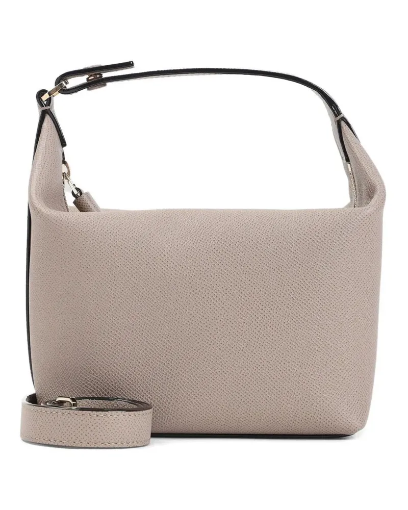 Valextra Pouch Leather "Pouch Mochi Beige