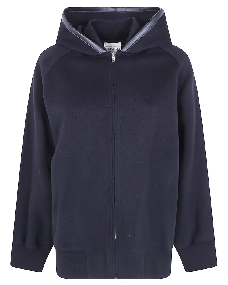 Semicouture Jacket Hooded "Y69 Black Black
