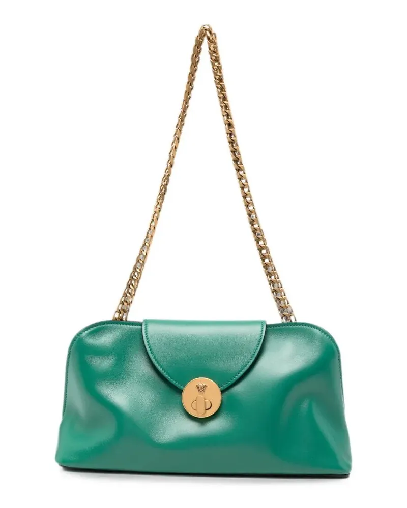 Versace Crossbody Bag Lamb Leather "Small Brown