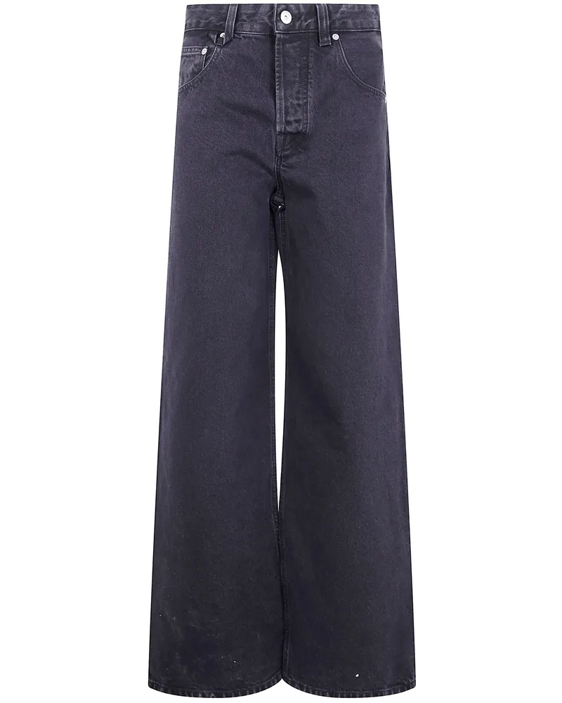Jacquemus Le D-Nimes Large Trousers Black