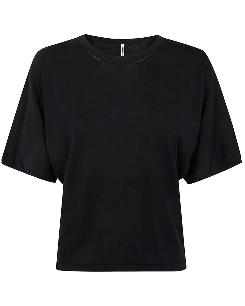 Liviana Conti Sweater Cotton Black "L6sd04 Y69 Black