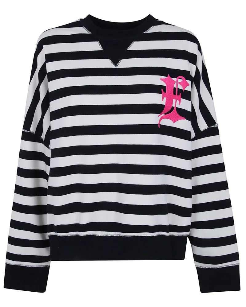 Essentiel Striped Sweatshirt "Kandy White