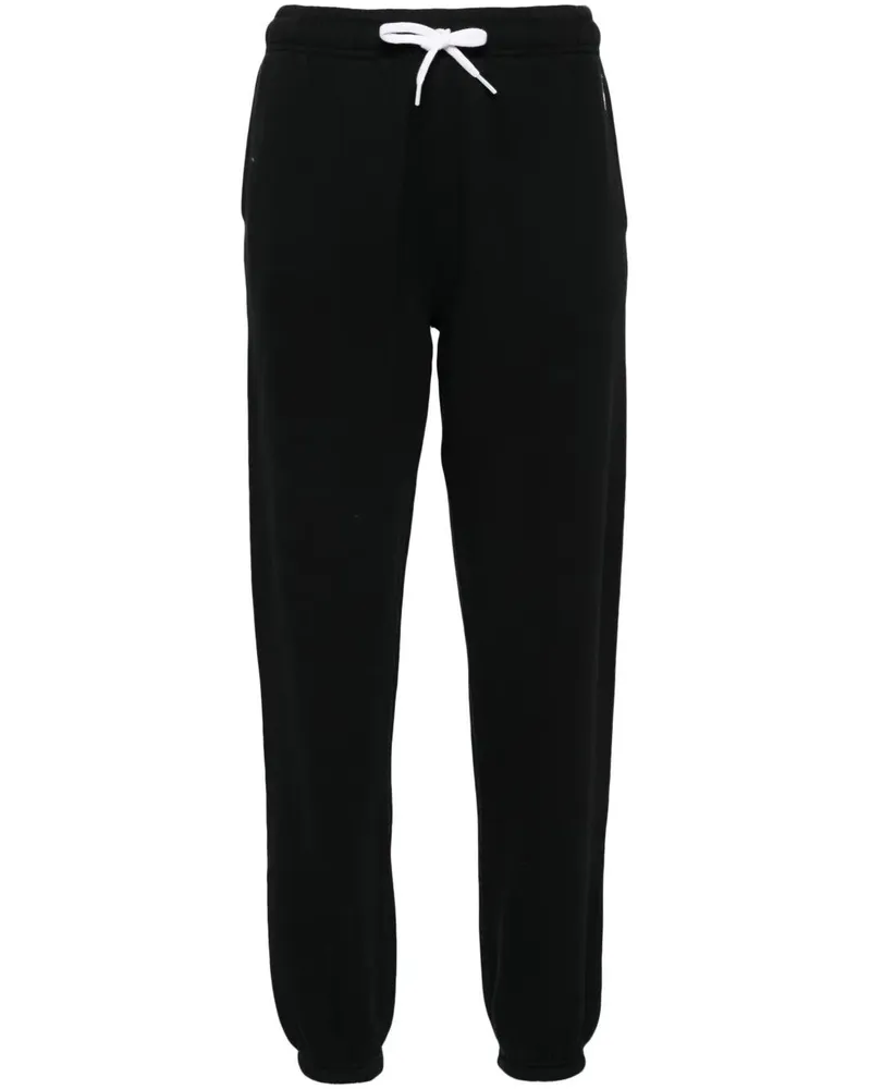 Ralph Lauren Prl Flc Pnt Ankle Athletic Pants Black