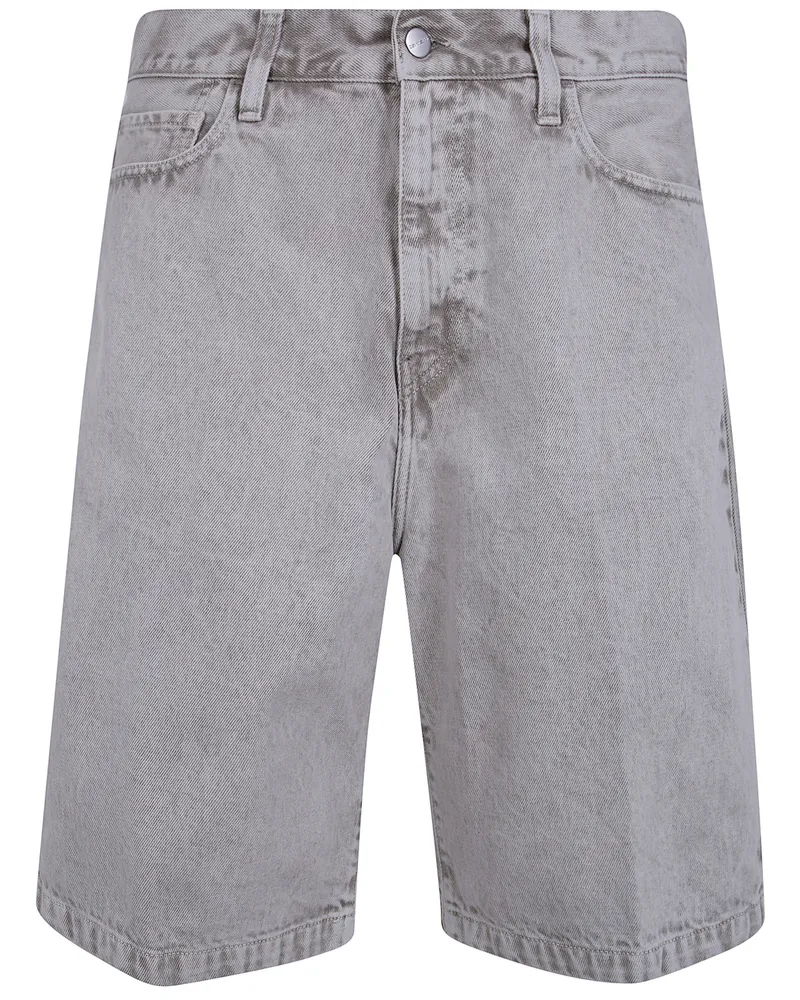 Carhartt WIP Landon Smithfield" Color Denim Shorts Gray