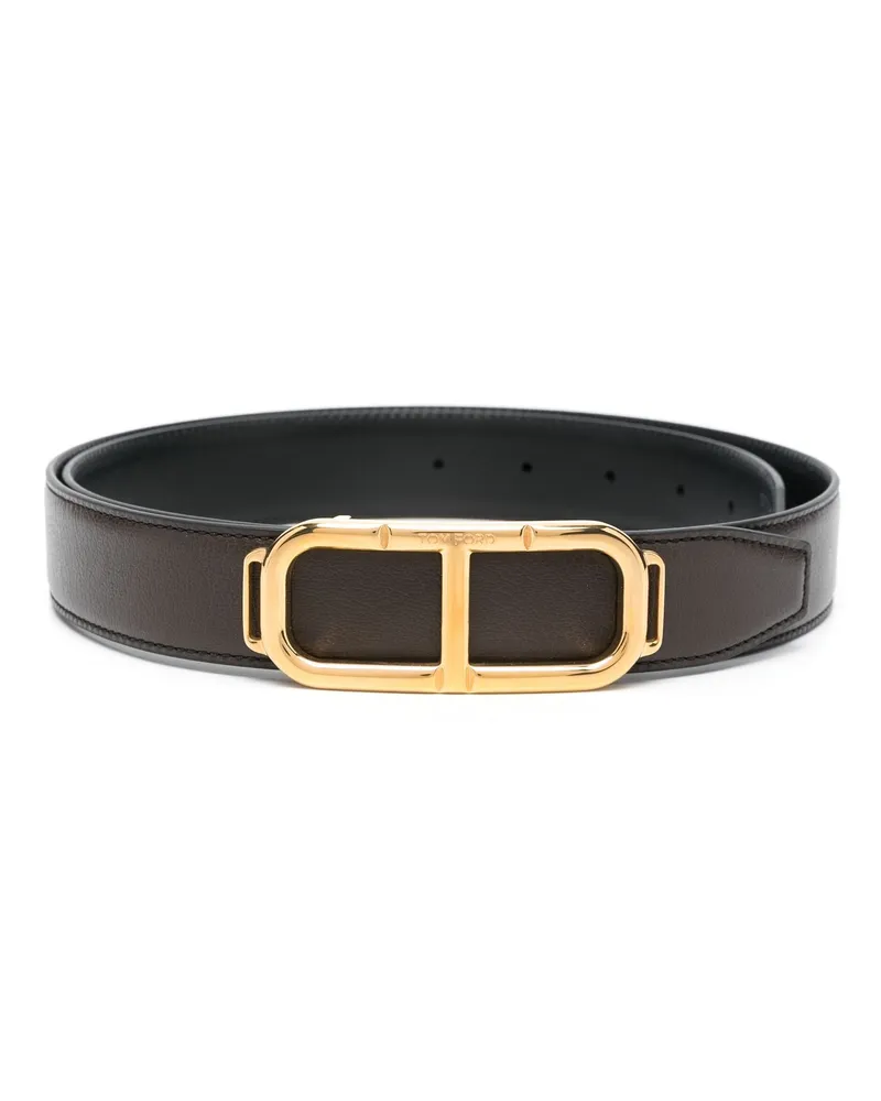 Tom Ford Mans Belts Leather Brown