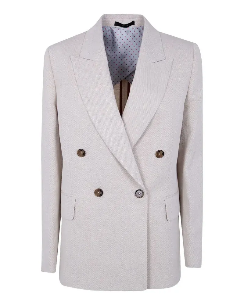 Paul Smith Double Breasted Jacket White