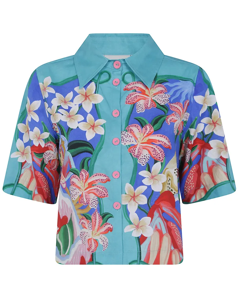 FARM Rio Shirt Short Sleeve "Garden Of Life Multi