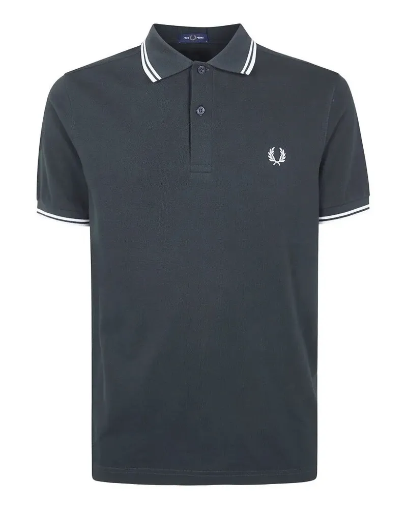Fred Perry Fred Perry" Twin Tipped Fred Perry Polo Shirt Green
