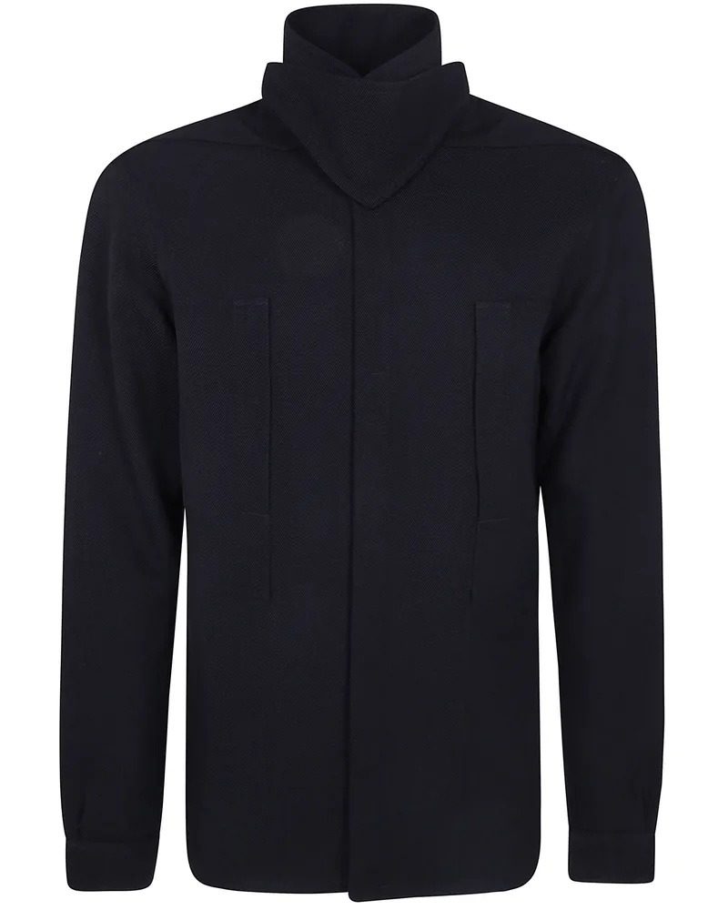 Rick Owens Jacket Leather "Outershirt Black