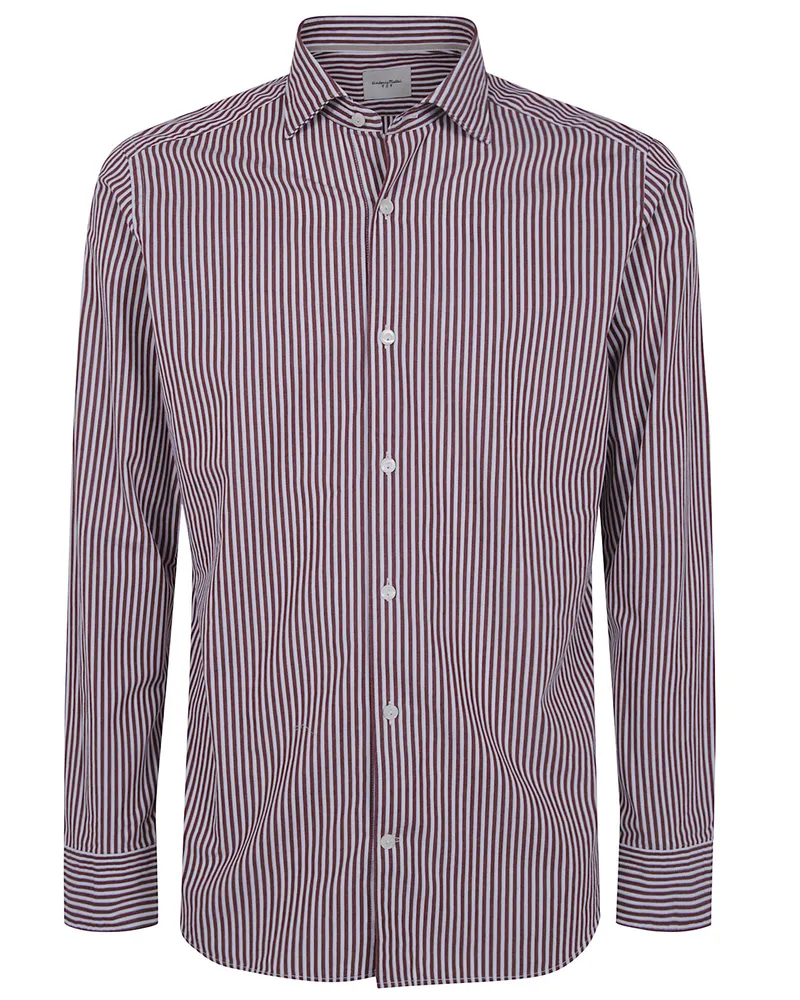 Tintoria Mattei Shirt Striped "Bacchetta White