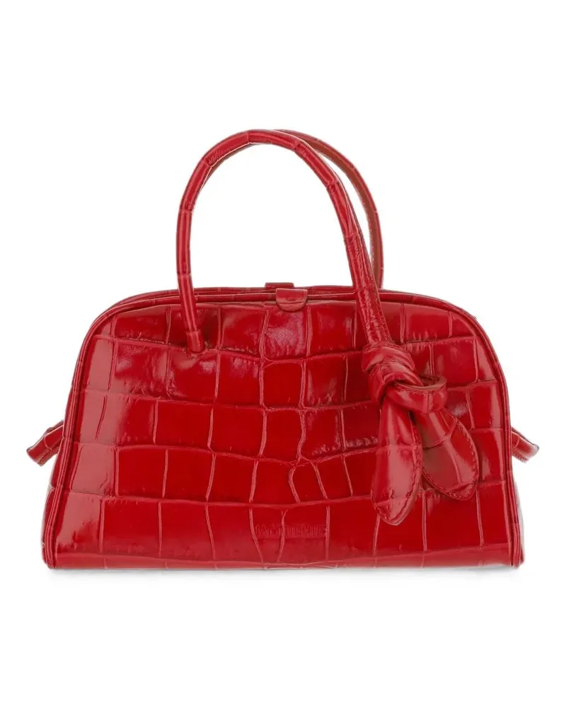 Jacquemus Handbag Bow Detail "Le Petit Turismo Red