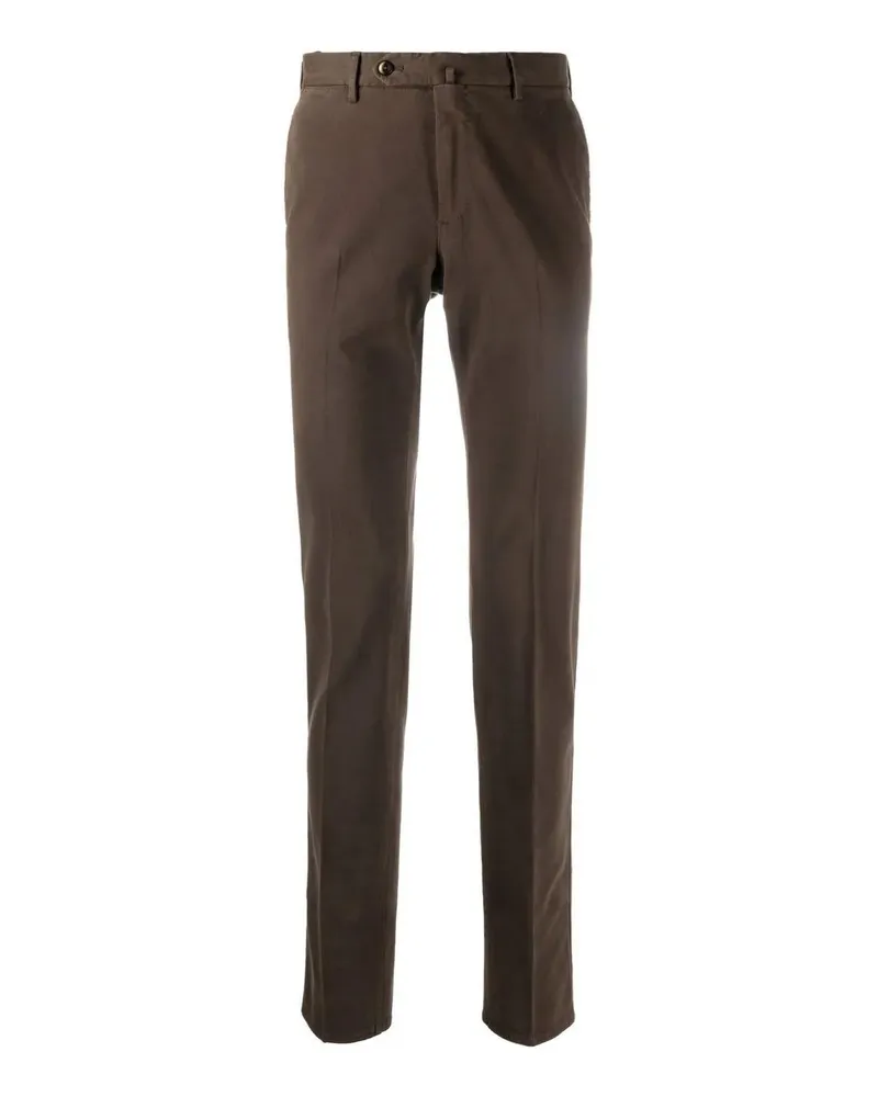 Pantaloni Torino Gabardine Skinny Pants Brown
