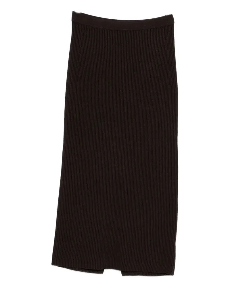 Twin-Set Midi Skirt Black
