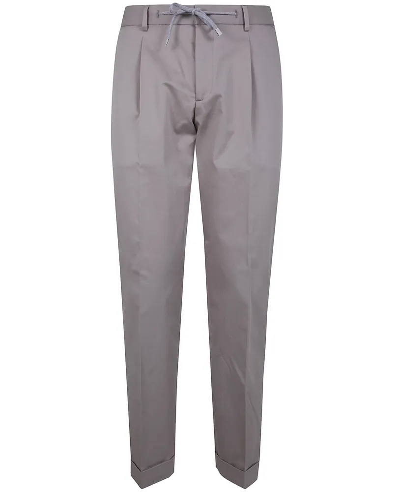 BARBA Roma" Chino Trousers Gray