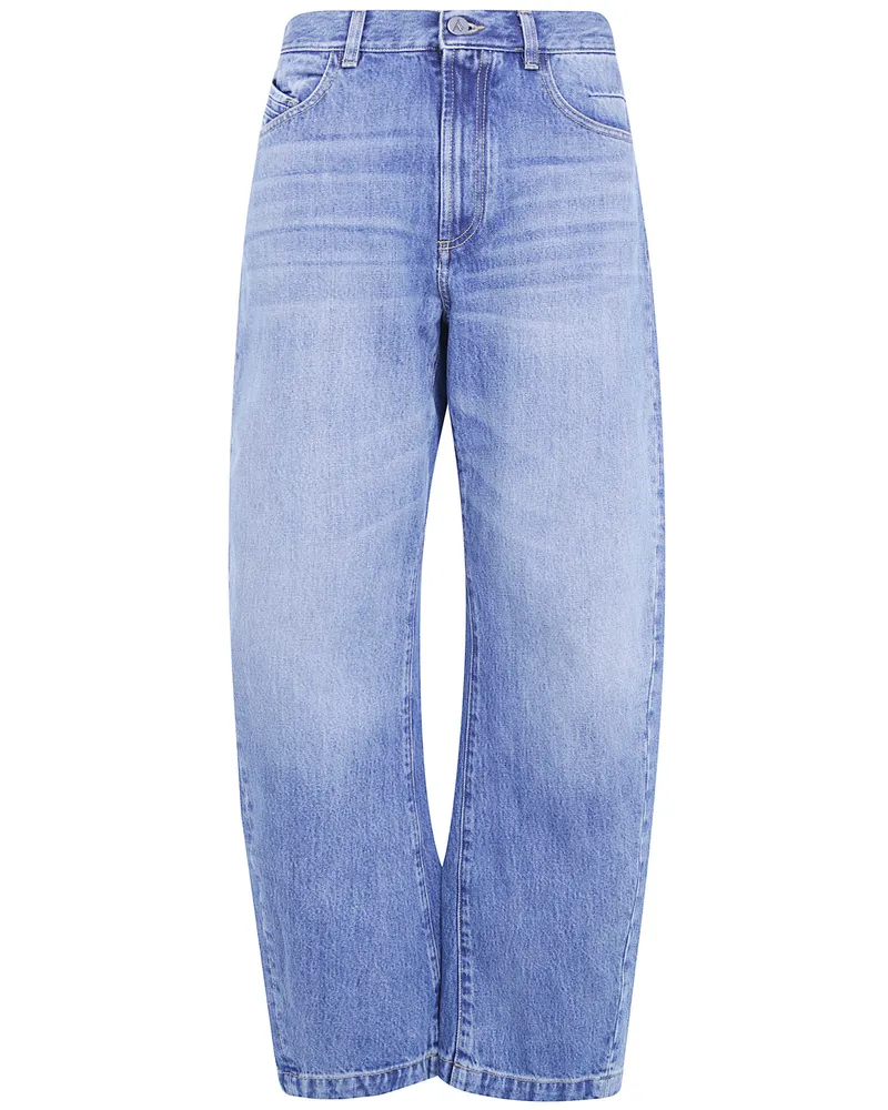 ATTICO Jeans Wide Leg "Barrel Blue