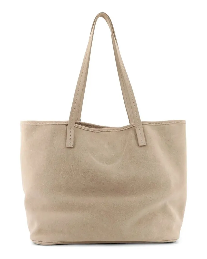 MC2 Saint Barth City Suede Bag Beige
