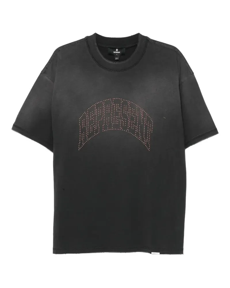 REPRESENT Embellished Represent' T-Shirt Black