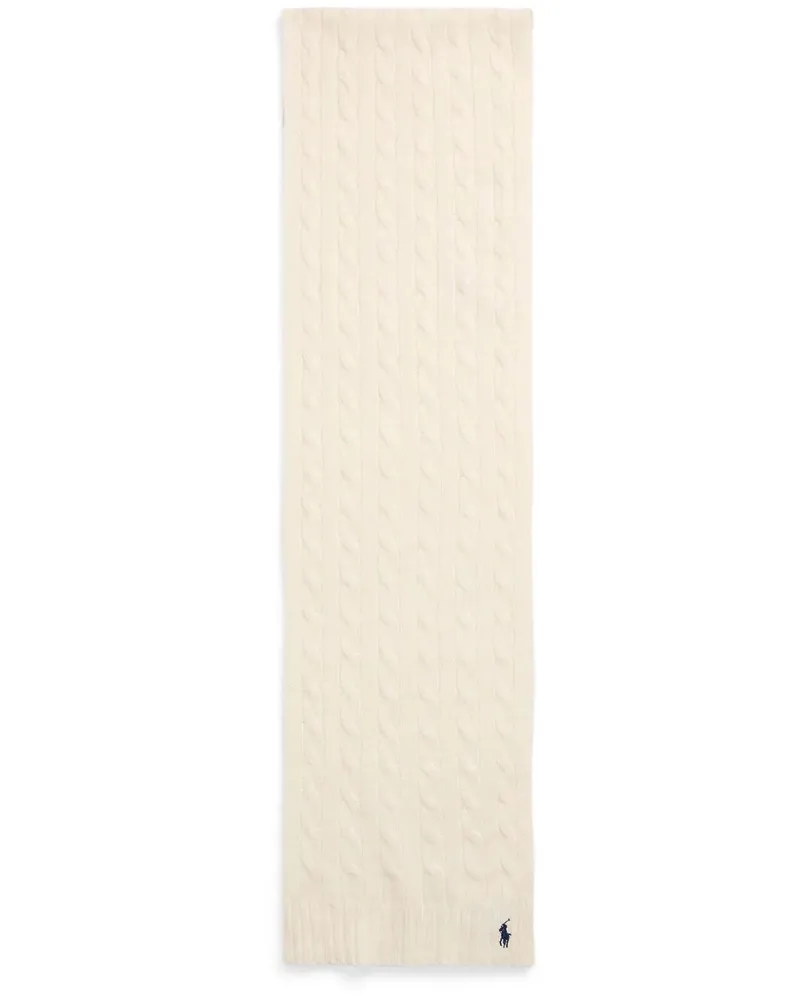 Ralph Lauren Wl Cshmr Oblong " Scarf Beige