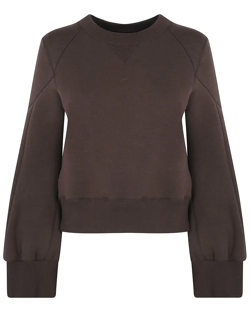 Sacai Sweater Long Sleeve "Sponge Sweat Pullover Brown