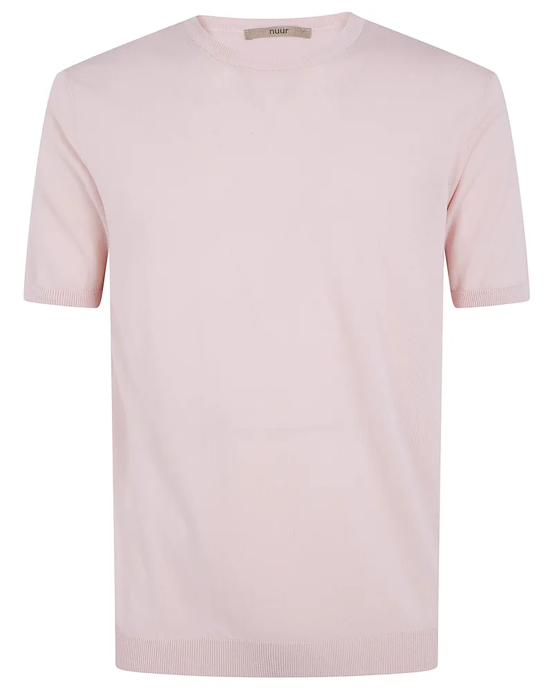 Nuur Crew Neck T-Shirt Pink