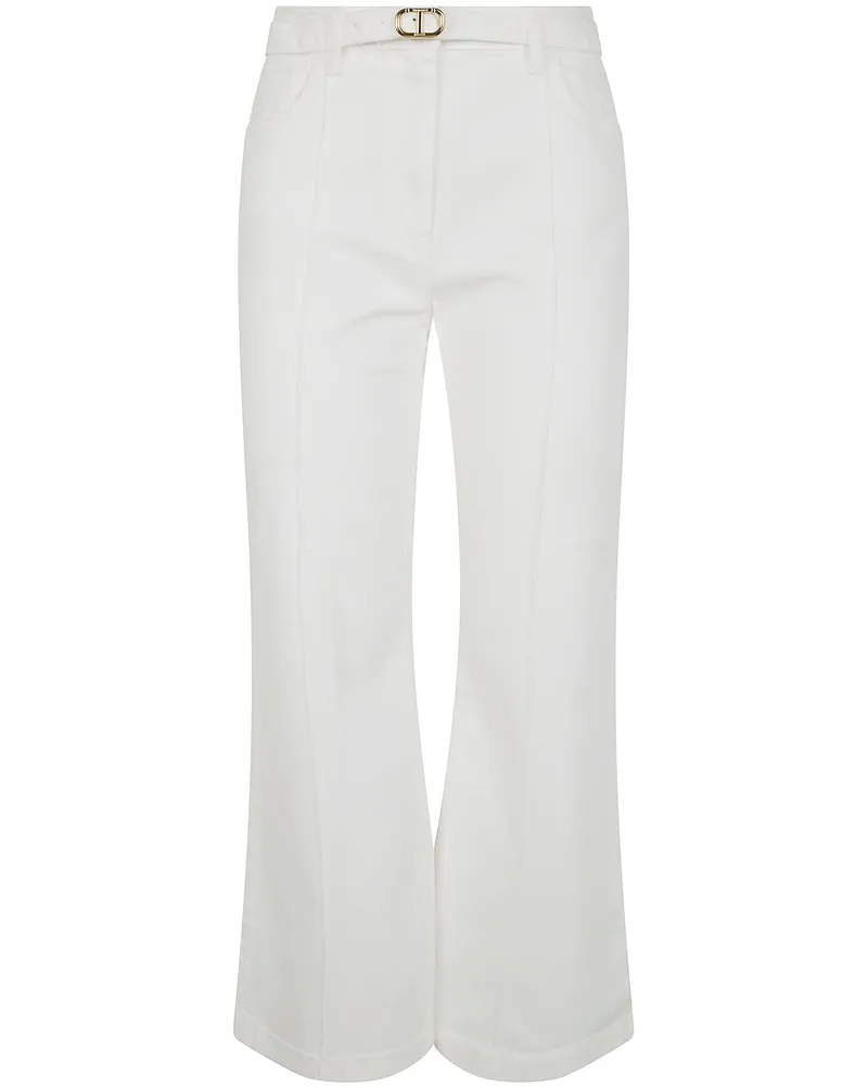 Twin-Set Denim Trousers White