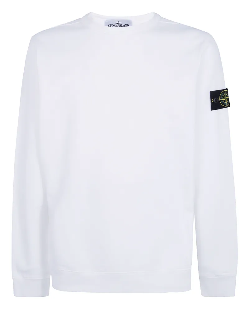 Stone Island Sweatshirt Round Neck "61000 White