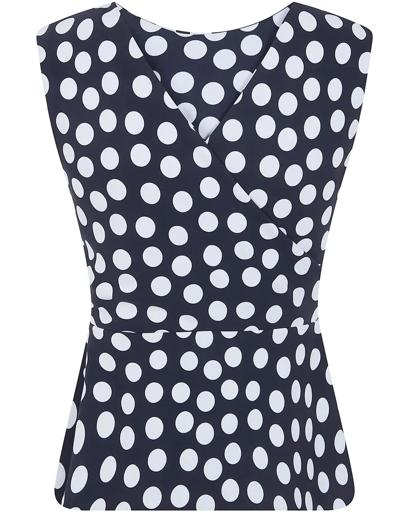 Chiara Boni Oliwia" Print Slim Jersey Top Black