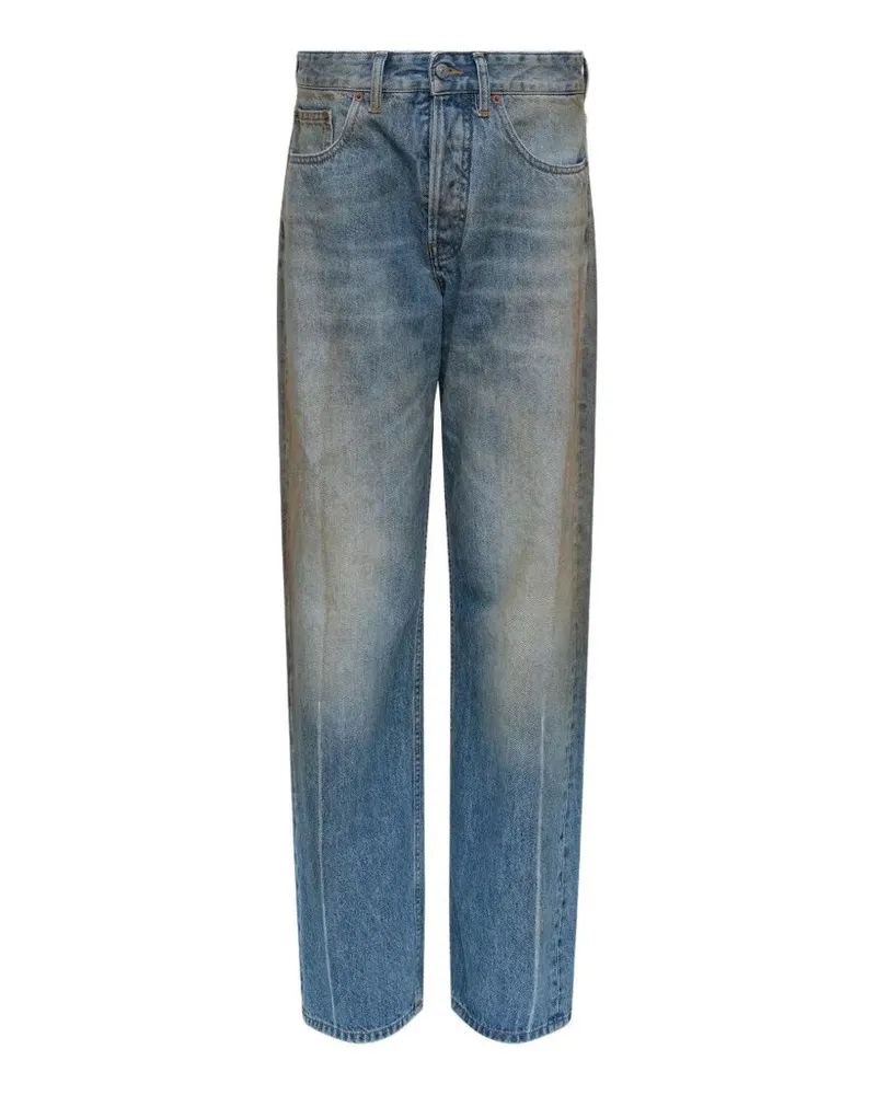 Maison Margiela 5 Pockets Cropped Jeans Blue