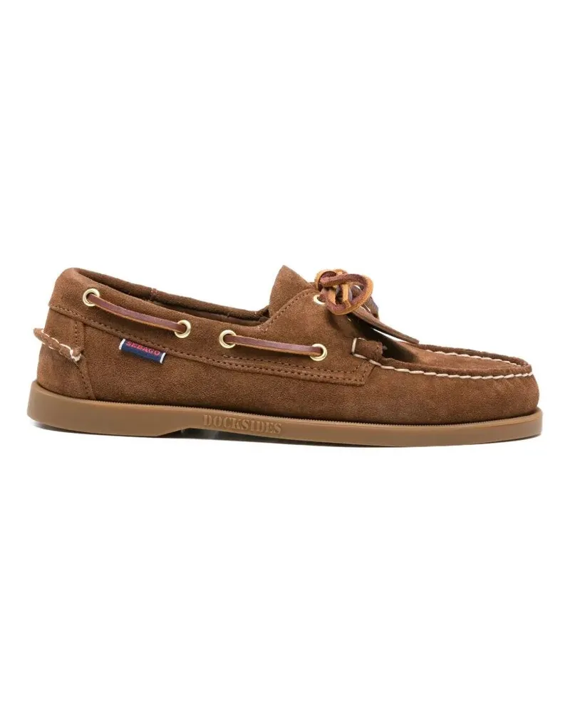 Sebago Portland Artisan" Boat Shoes Brown