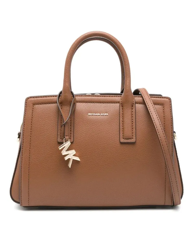 Michael Kors Laila Small Satchel Bag Brown