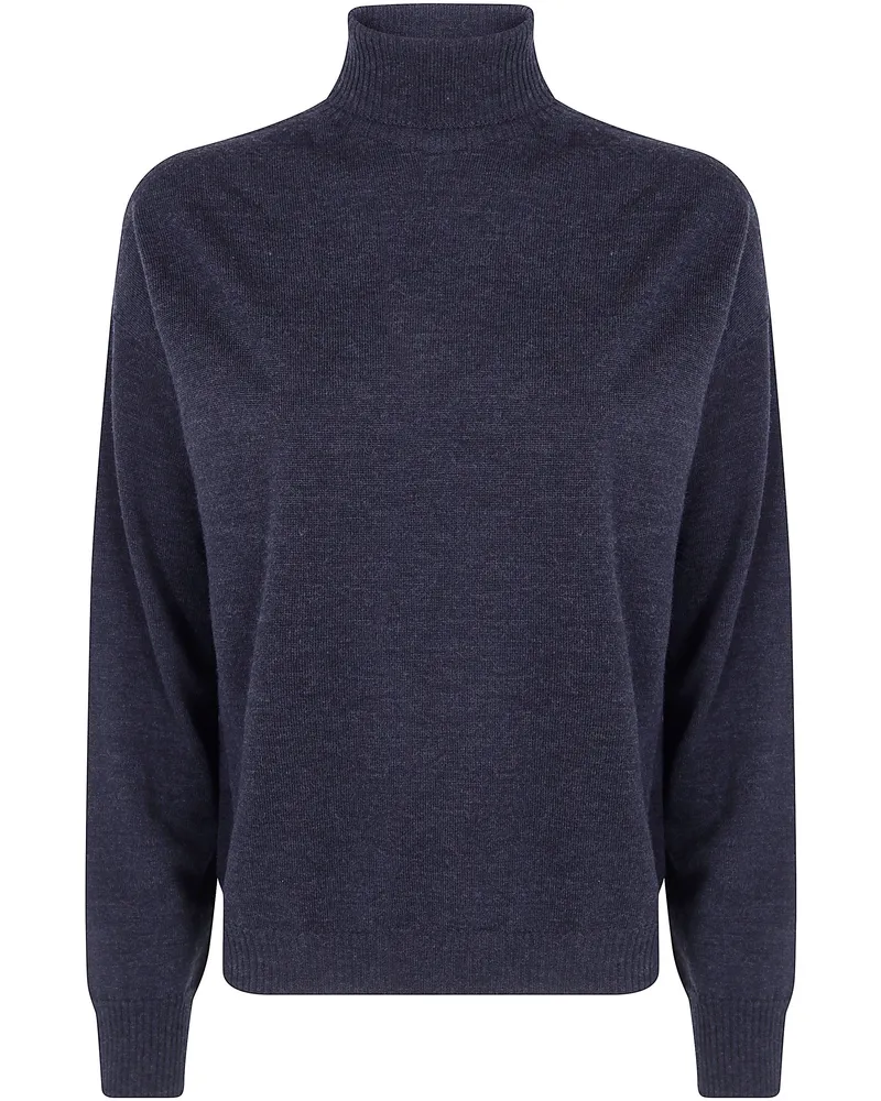 Drumohr  Sweater Turtle Neck "L1d105r 680 Charcoal Gray
