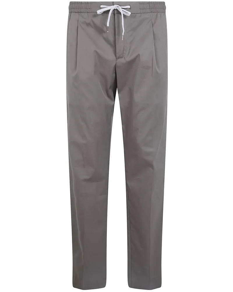 Pantaloni Torino Soft Popeline Regular Trousers Green