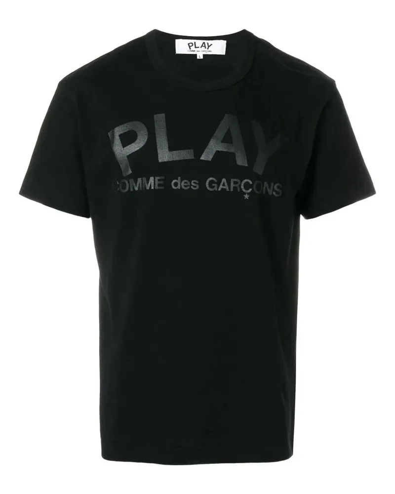 Comme des Garçons Logo Print' T-Shirt Black