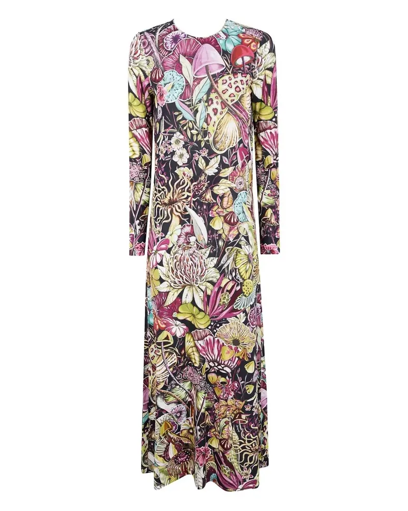 La DoubleJ Long Sleeve "Swing" Dress Multi