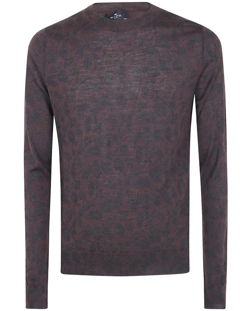 Etro Sweater Long Sleeve "Mrkf0080ak17im0021 M0021 Brown