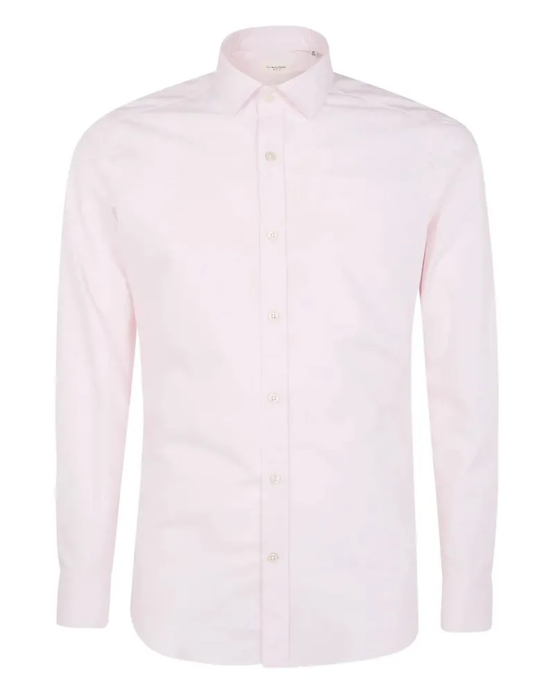 Tintoria Mattei New Cotton Stretch Shirt Pink