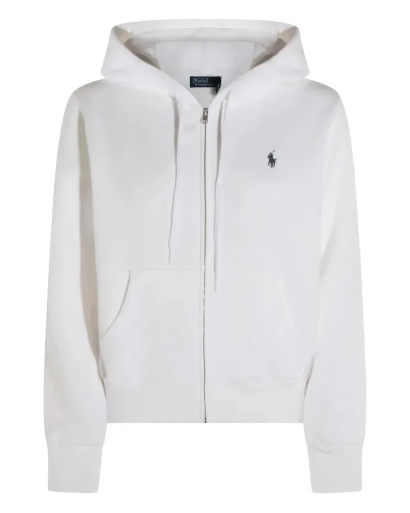 Ralph Lauren Sweatshirt Full Zip "Knit White