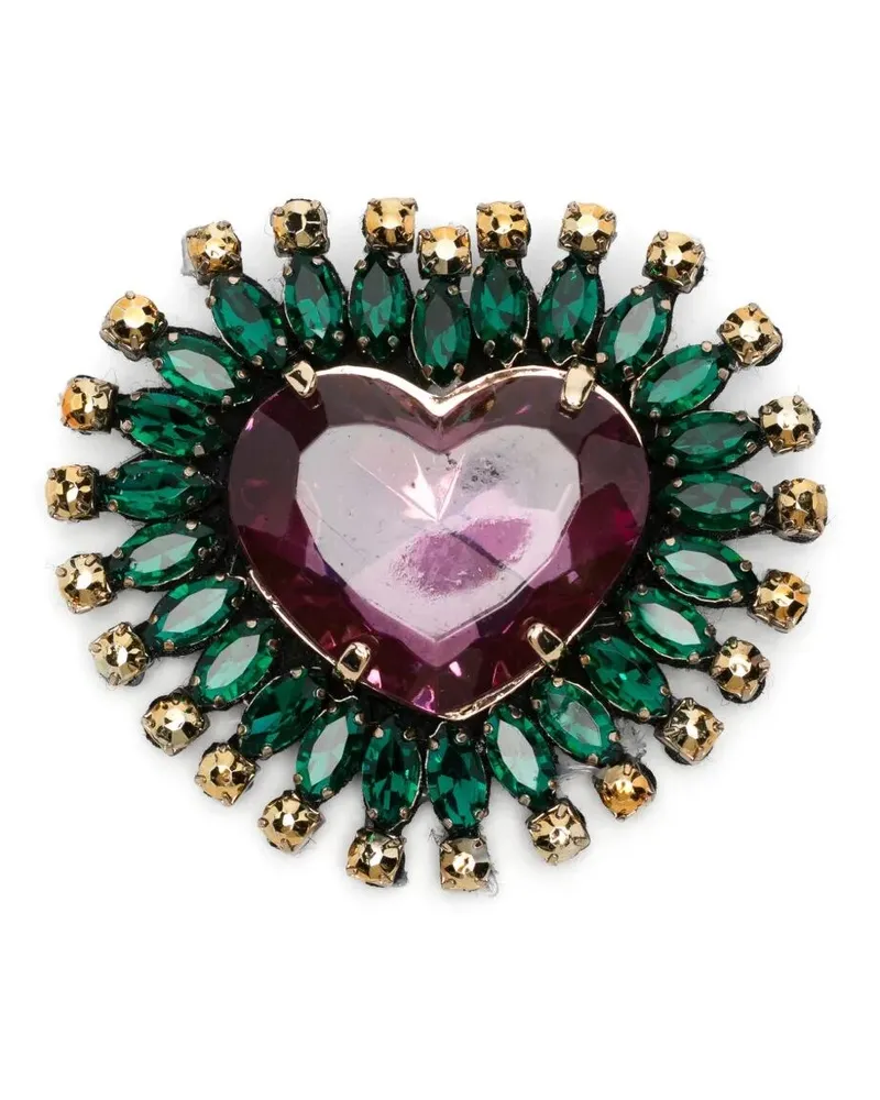Essentiel Heart Brooch "Koeur 2 Heart Metallic