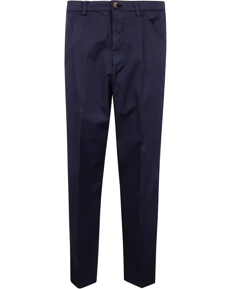 Brunello Cucinelli Dyed Trousers Blue