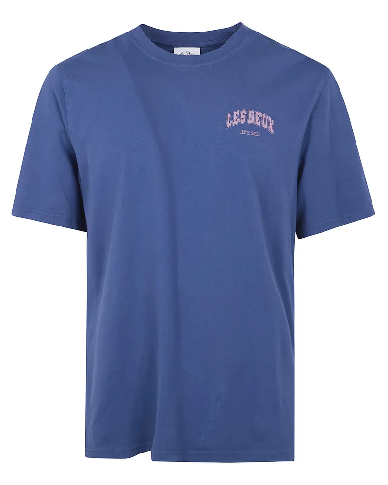 LES DEUX Brady Hoop" T-Shirt Blue