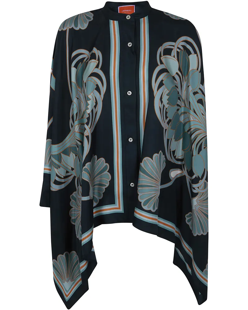 La DoubleJ Placée Foulard Shirt Blue