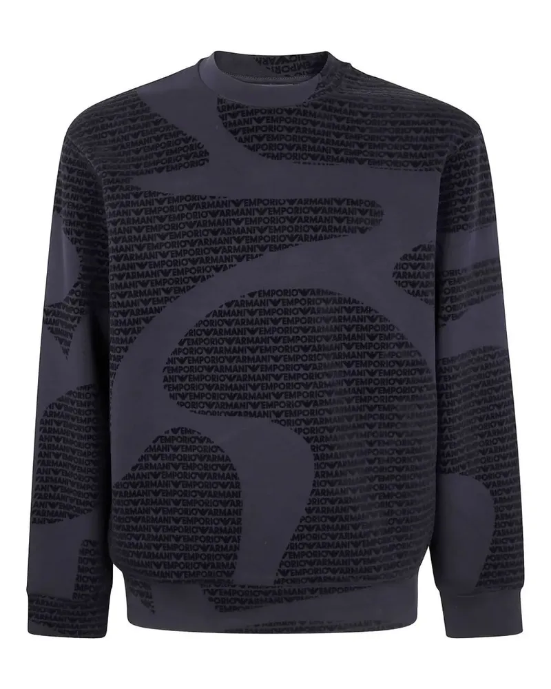 Emporio Armani Round Neck Sweatshirt Black