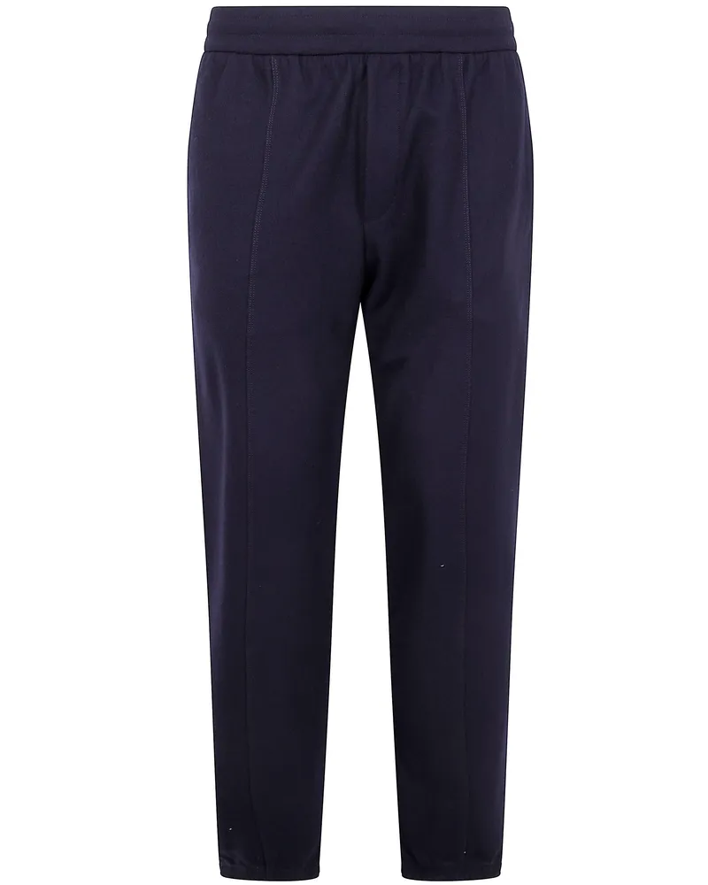 Emporio Armani Coulisse Chino Trousers Blue