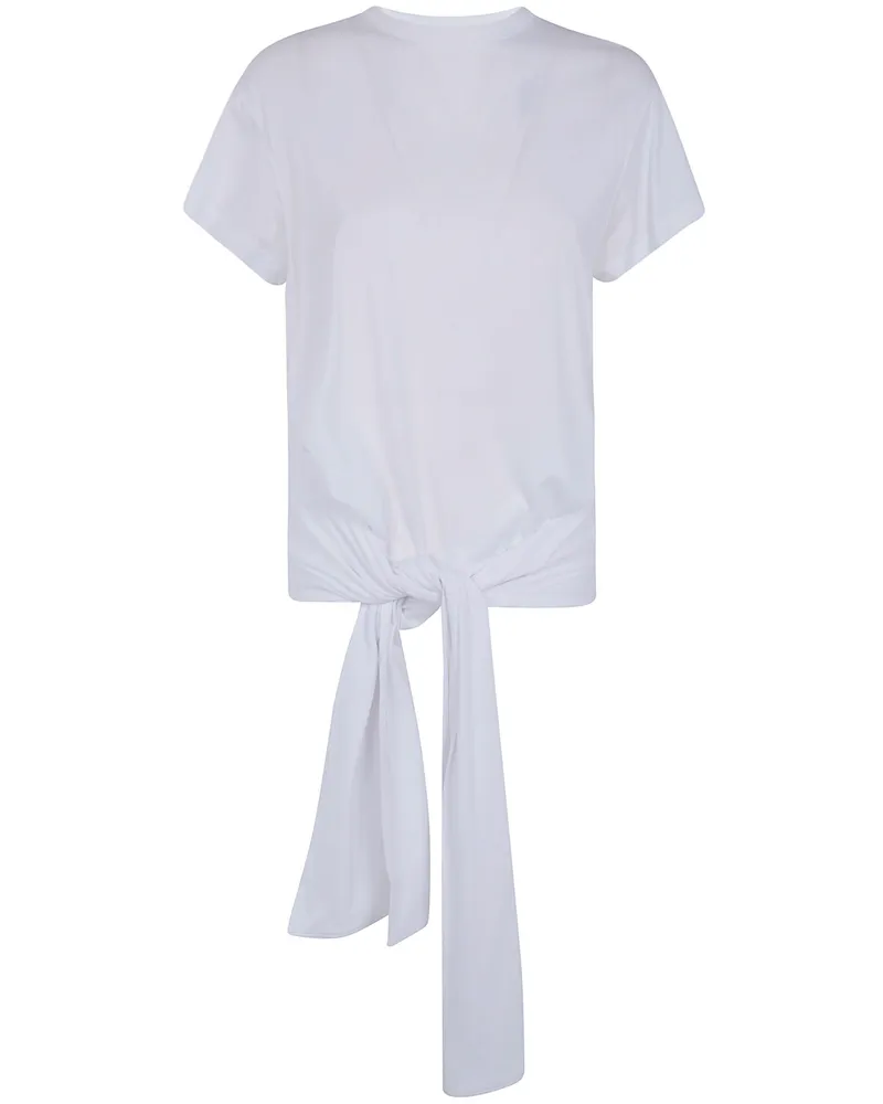 Totême Top Manica Lunga "Tie Waist White