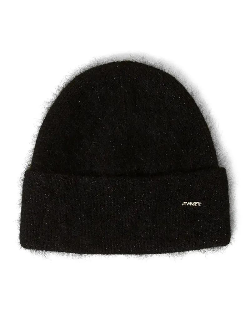 Twin-Set Parchment Cap Black