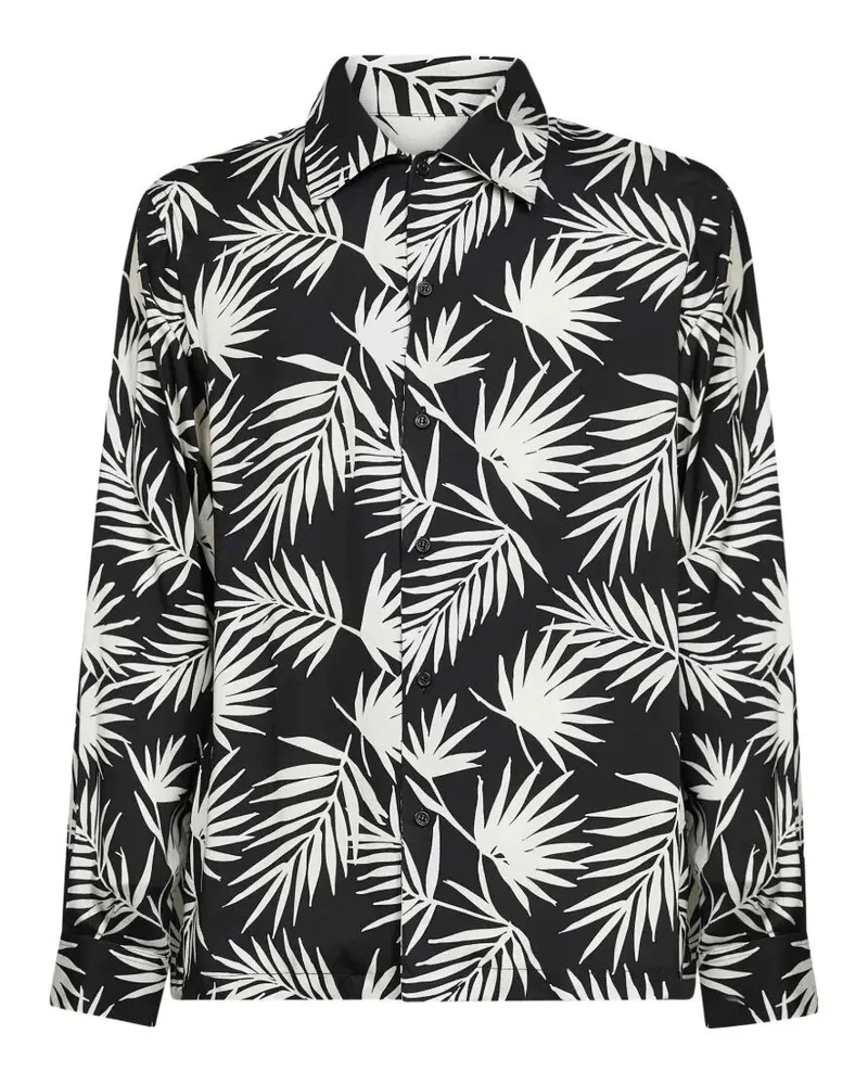 Laneus Shirt Boxy Fit Man Black