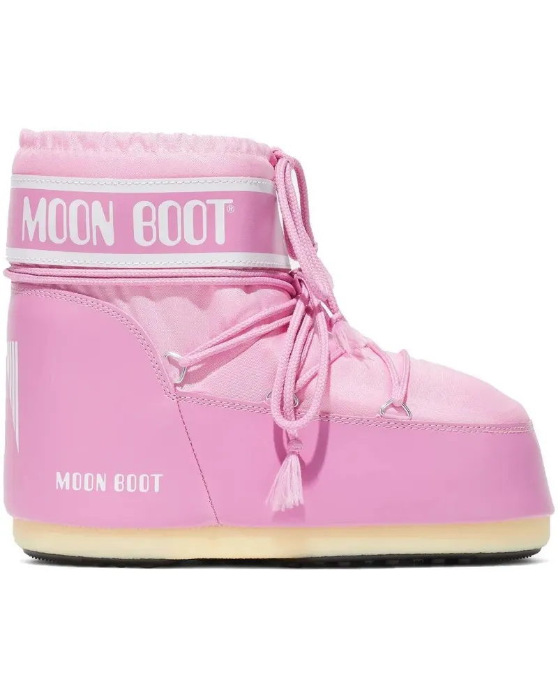 Moon Boot Icon" Low Nylon Boot Pink