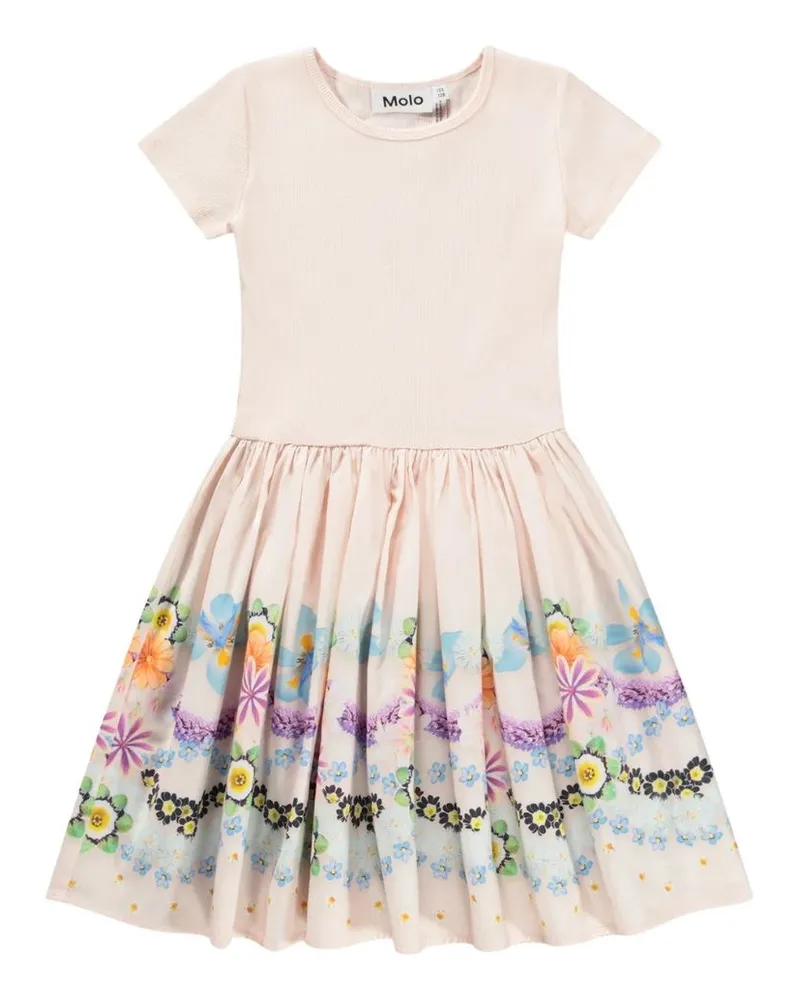 Molo Cissa Short Sleeves Dress Green