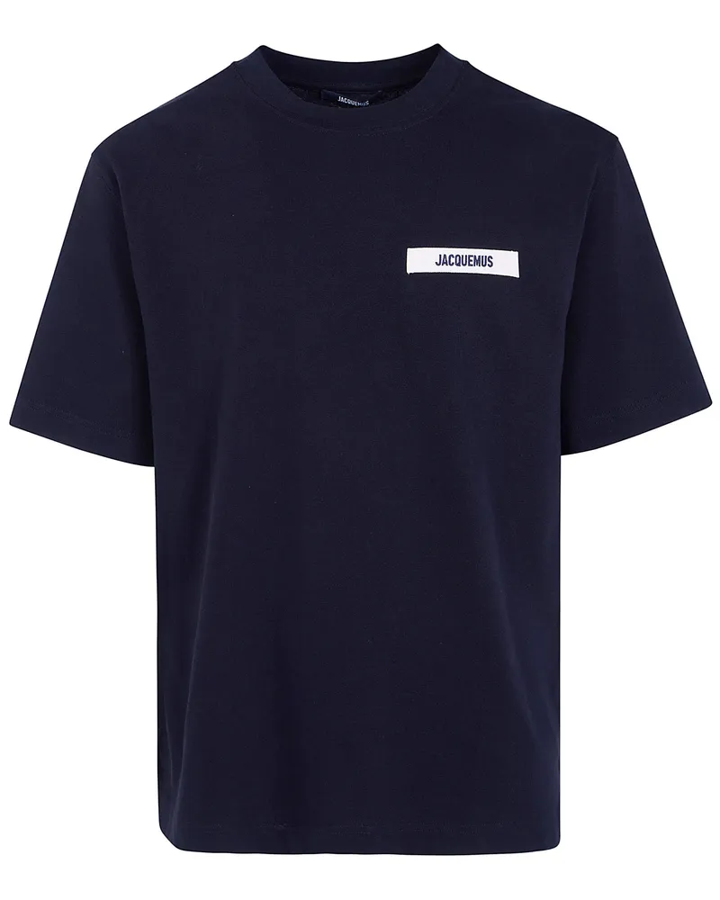 Jacquemus T-Shirt Gros Grain "Le Tshirt Gros Grain Black